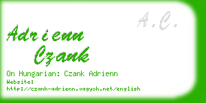 adrienn czank business card